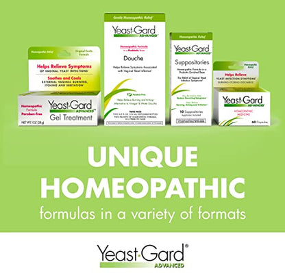 YeastGard Advanced Homeopathic Yeast Infection Vaginal Suppositories - 10 count Box Yeast-GardBuy Supplements Australia