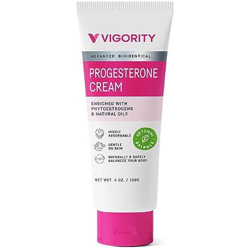 Progesterone Cream for Women Menopause Relief: Natural Bioidentical Progesterone Cream Vigority