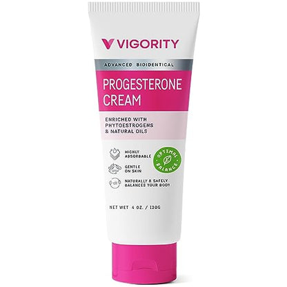 Progesterone Cream for Women Menopause Relief: Natural Bioidentical Progesterone Cream Vigority