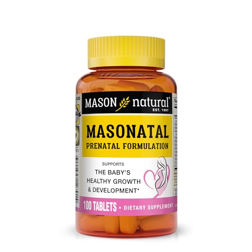 MASON NATURAL Masonatal Prenatal Formulation - Prenatal & Postnatal Multivitamin for Women MASON NATURAL