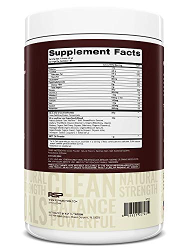 RSP NUTRITION AminoLean Pre Workout Energy (Fruit Punch 30 Servings) with TrueFit Protein Powder (Chocolate 2 LB)