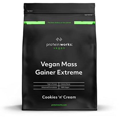 Protein Works - Vegan Mass Gainer Extreme | High Calorie Protein Powder | Weight Gainer Protein Works