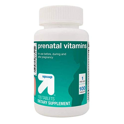 Up & Up Prenatal Vitamins Dietary Supplement, Compare to Stuart Prenatal, 100 Tablets My Store