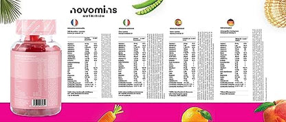 Novomins Fertility Gummies - Fertility Supplements for Women Trying to Conceive–25 Essential Vitamins Novomins