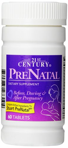 21st Century Prenatal Tablets, 60 Count (Pack of 3) 21st Century
