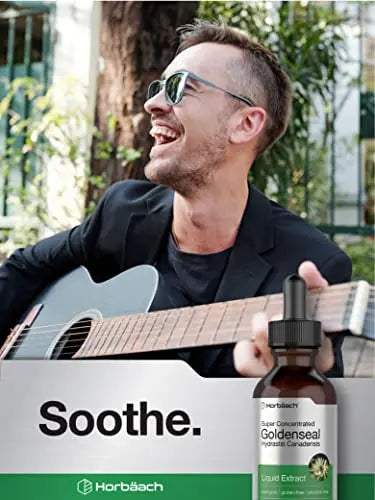 Goldenseal Root Extract Liquid | 1 fl oz Tincture | Super Concentrated | Alcohol Free Horbäach