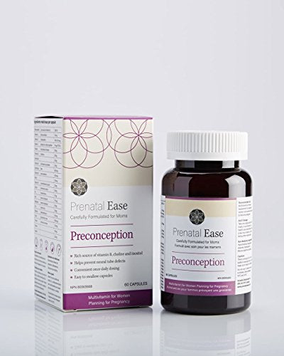 Prenatal Ease Preconception, Baby Planning Multivitamin, Once Daily Dose, Contains Methylfolate Prenatal Ease
