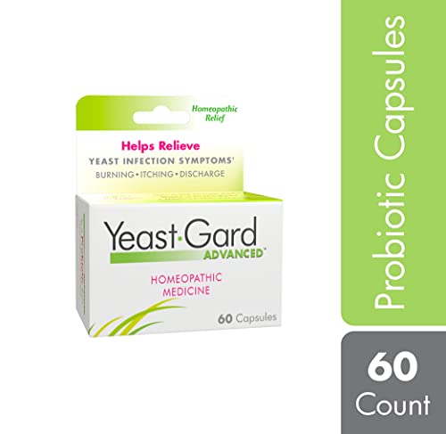 YeastGard Advanced Homeopathic Remedy Capsules - 60 count Bottle Yeast-Gard