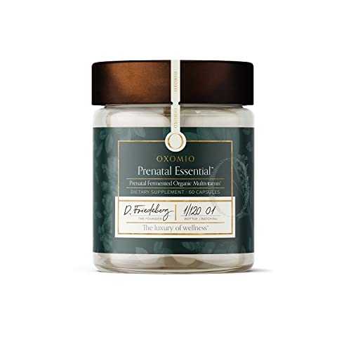 OXOMIO - Prenatal Essential - Prenatal Fermented Organic Multivitamin Higher bioavailability OXOMIO