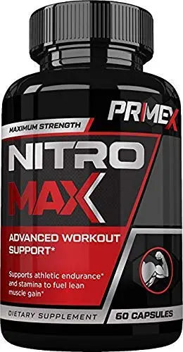 Prime X Nitro Max- Nitric Oxide Supplement - Premium Muscle Building Nitric Oxide Booster Prime X