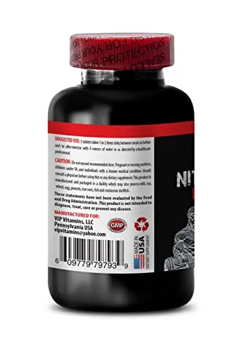 Nitric Oxide powder with L-arginine and L-glutamine - Nitric Oxide Pre-Workout Booster VIP VITAMINS