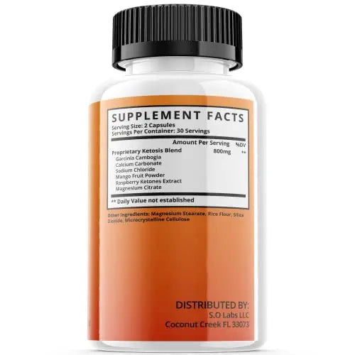 (3 Pack) Keto GT Weight Manaement Pills Advanced Formula Pastillas dr Tablets 800mg S.O Labs