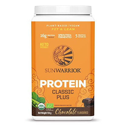 Sunwarrior Classic Plus (750g) Chocolate, 1 Units Sunwarrior