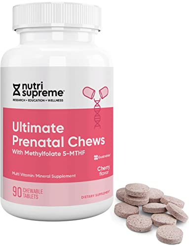 Nutri Supreme Prenatal Vitamin, Chewable Prenatal Vitamins for Women NUTRI-SUPREME RESEARCH