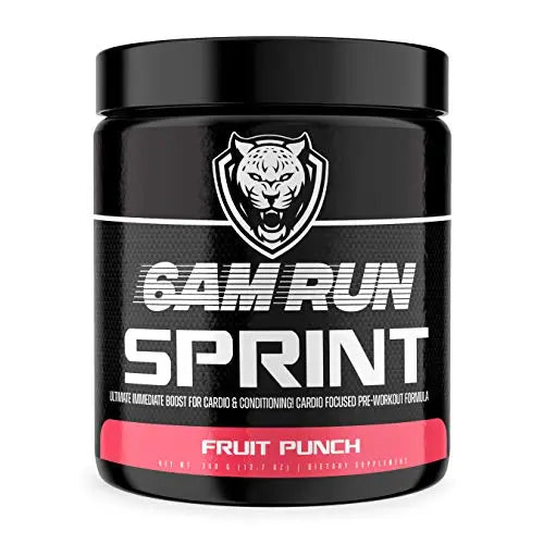 6AM Run Sprint - Pre Workout Powder for Instant Energy Boost for Cardio and Focus 6AM Run