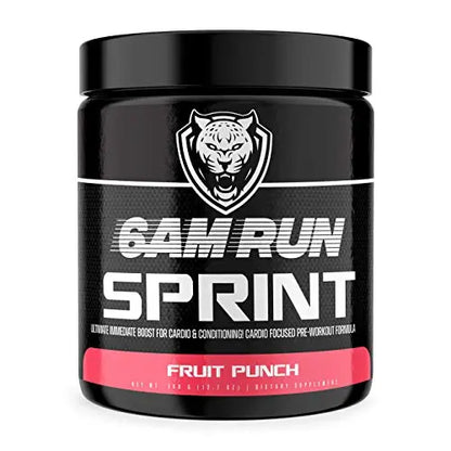 6AM Run Sprint - Pre Workout Powder for Instant Energy Boost for Cardio and Focus 6AM Run