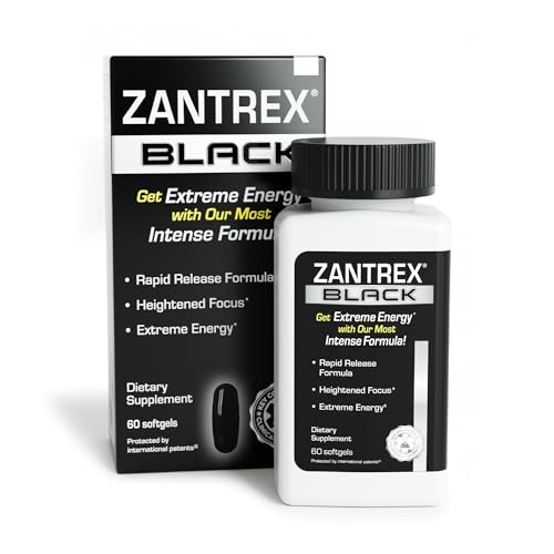 Zantrex Black – Energizing Weight Management Supplement Pills – Clinically Validated Zantrex