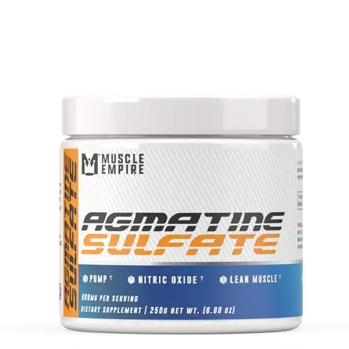 Muscle Empire Agmatine Sulfate Powder - Enhanced Nitric Oxide Production & Lean Muscle Muscle Empire