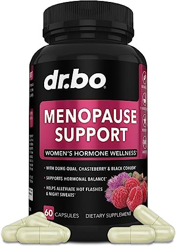 Menopause Supplements for Women Support Pills - Natural Menopause Relief for Hot Flashes DR. BO