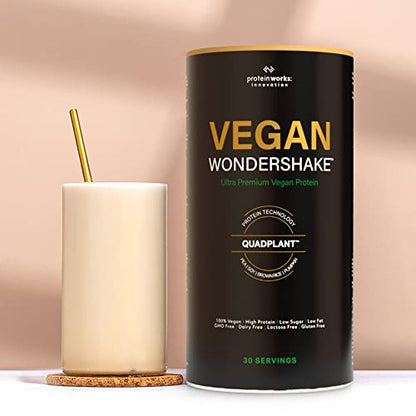 Protein Works - Vegan Wondershake, Vegan Protein Shake, Multi Award Winning Vegan Protein Powder Protein Works