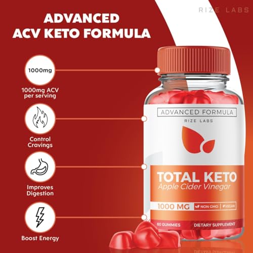 (3 Pack) Total Keto Gummies, Total Keto for Advanced Weight Loss, Total Keto Supplement rize labs