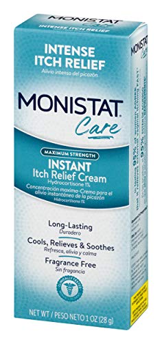 Monistat Instant Itch Relief Cream for Women, Maximum Strength Feminine Itch Care, 1 oz, 2 Pack Monistat