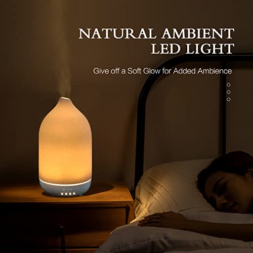 ZEIGGA LAB Essential Oil Diffusers, Aromatherapy Diffuser for Essential Oils, 100ml Ceramic Oil Diffusers ZEIGGA LAB