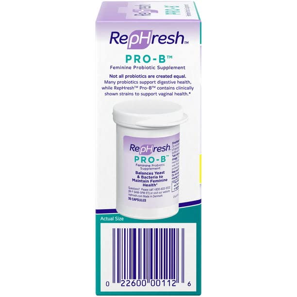 Rephresh Pro-B Probiotic Feminine Supplement - 30 ea (Pack of 2) RephreshBuy Supplements Australia