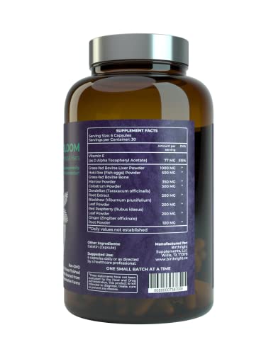 Birthright Complete Prenatal Supplement for Fetal Development… Folate, Choline + DHA Birthright