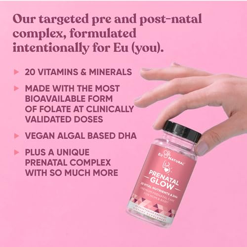 Natural Prenatal Bundle – Glow Prenatal Multivitamin – Momma Probiotics for Mom & Baby Eu Natural
