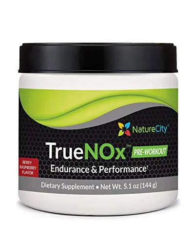 NatureCity True-NOx Nitric Oxide Supplements for Men and Women - Pre-Workout Booster NatureCity