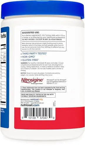 Nutricost Pre-C Pre-Workout Complex with Creatine (Fruit Punch | 30 Servings) Powder Nutricost