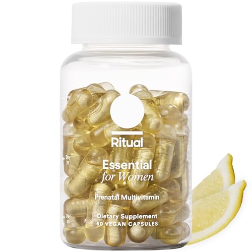 Ritual Prenatal Vitamins: Folate & Choline for Neural Tube Support, Omega-3 DHA Ritual