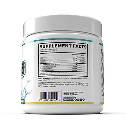 Man Sports Pump Powder. Stimulant Free Neutral Flavored Pre Workout Drink MAN Metabolic Augmenting Nutrition