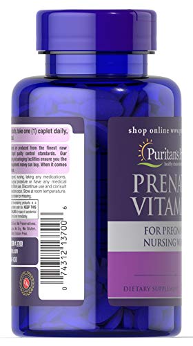 Puritan's Pride Prenatal Vitamins-100 Caplets Puritan's Pride