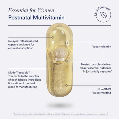 Ritual Postnatal Multivitamin and Protein Duo with Postnatal Vitamins and Organic Vanilla Protein Powder 20g Ritual