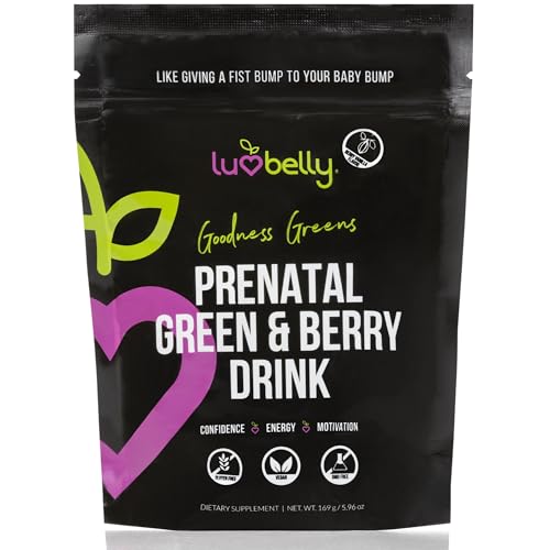 Prenatal Superfood Green Drink I Dietician Created for Pregnant Women I Organic Veggies & Fruit - Folate LuvBelly