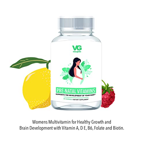 VitaGlobe Prenatal Vitamin Gummy - Womens Multivitamin for Healthy Growth and Brain Development VITA GLOBE