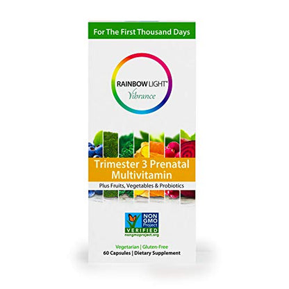 Rainbow Light Vibrance Trimester 3 Prenatal Multivitamin – 60 Count Rainbow Light