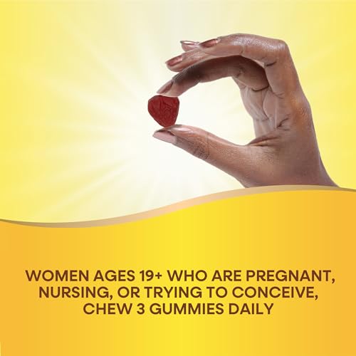Nature's Way Alive! Complete Premium Prenatal Gummy Multivitamin, High Potency Folate Nature's Way
