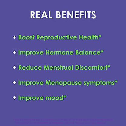 yhn Vitex Plus 650mg Chasteberry Supplement for Women - Support Fertility, Hormone Balance yhn