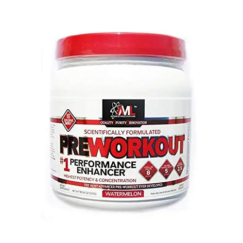 Advanced Molecular Labs - Preworkout Powder, Increases Drive, Performance Enhancer AML ADVANCED MOLECULAR LABS