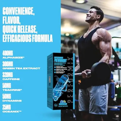 PERFORMIX Supercharged Preworkout - Sustained Energy, Endurance, and Mental Focus PERFORMIX