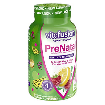 Vitafusion Prenatal Gummy Vitamins, 90 Count (Pack of 2) Vitafusion