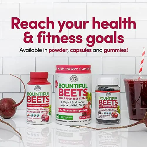 COUNTRY FARMS Bountiful Beets Powder, Wholefood Beet Extract Superfood, Natural Nitric COUNTRY FARMS