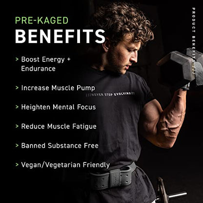 Kaged Original Pre-Workout Powder | Fruit Punch | Pre Formulated with Creatine, Beta Alanine, Pure Caffeine | 20 Servings