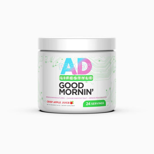 Project AD Life Good Morning Detox and Performance Drink, Naturally Flavored and Formulated with L-GLutamine, Apple Cider Vinegar,