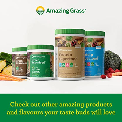 Amazing Grass Protein Superfood, Organic Vegan Protein Powder with Fruit and Vegetables Amazing Grass
