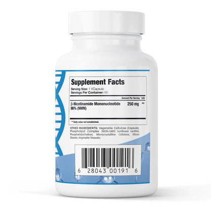 GenuinePurity - 250mg Liposomal NMN Supplement - 60 Vegan Capsules to Support NAD+ Production, Cellular Energy & Healthy Aging - Nicotinamide Mononucleotide for Metabolic Wellness & Immune Support GenuinePurityBuy Supplements Australia